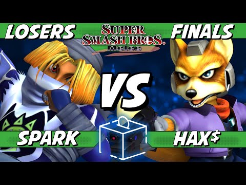 Coinbox 61 - Spark (Sheik) vs Hax$ (Fox) Losers Finals - Smash Melee
