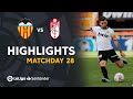 Highlights Valencia CF vs Granada CF (2-1)