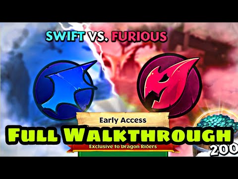 SWIFT VS. FURIOUS Full Walkthrough - New Gauntlet Event - Dragons:Rise of Berk