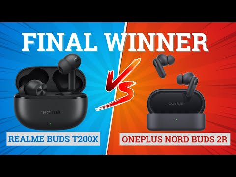 Thumbnail for Realme Buds T200x vs OnePlus Nord Buds 2r 🔥 Best for Music, Bass & Gaming⚡