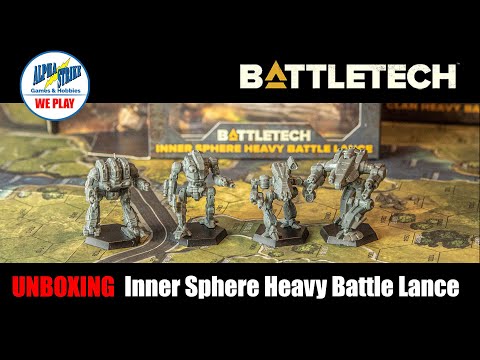 BattleTech: Inner Sphere Heavy Battle Lance Unboxing