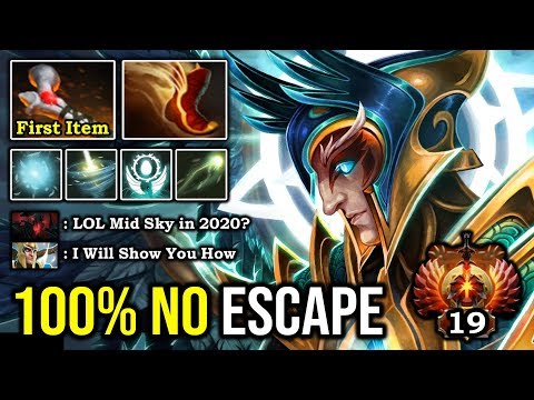 100% NO ESCAPE META First Item Atos Solo Mid Pro Skywrath Burst Down Enemy in 2s EPIC 8500 MMR DotA