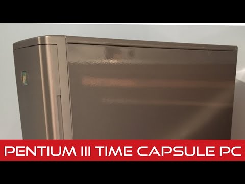 Vintage Retro PC time capsule with Pentium III 500Mhz and Asus P2Z