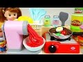 Play Doh Cooking Spaghetti Kitchen Toys Baby Doll ToyPudding