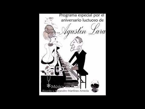 Momentos íntimos...Agustín Lara.