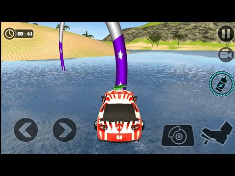 FloatingwatercardrivingNew green car unblockedalllevels AndroidgameplayFloatingWater CarDriving