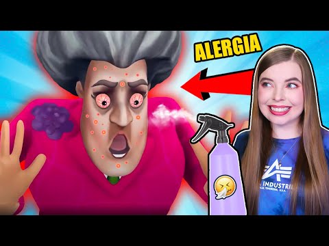 ALERGIA OŚLEPIŁA STRASZNĄ NAUCZYCIELKĘ 😵 Scary Teacher 3D #35