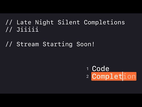 Late Night Silent Completions: Jiiiii — Part 984 thumbnail