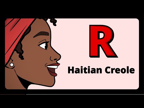 How to Pronounce the Haitian Creole  Letter "R" Like Haitians