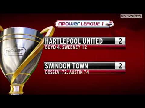 2010-08-14 Hartlepool United vs Swindon Town [clips]