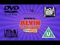 Opening To Alvin And The Chipmunks Chipwrecked 2012 UK DVD