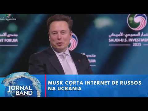 Elon Musk corta internet de russos na Ucrânia