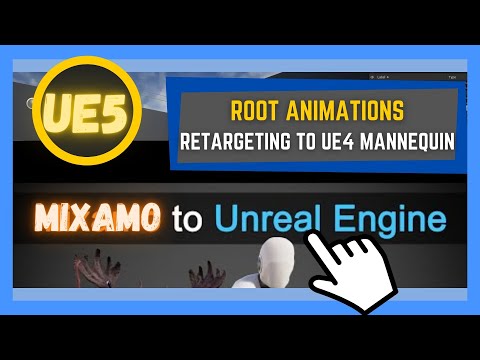 (UE4/UE5) Adding Root bones to Mixamo characters and adding NEW animations to the UE4 Mannequin!