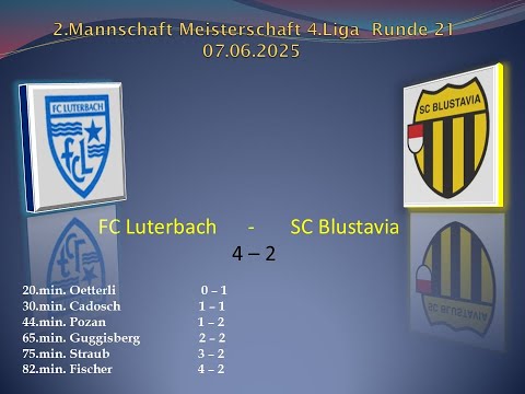 2.Mannschaft Meisterschaft 4.Liga FC Luterbach  -  SC Blustavia