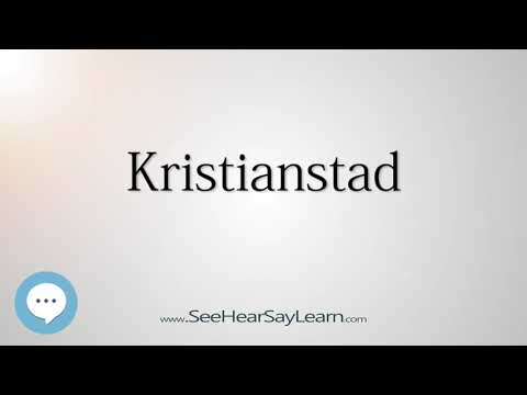 Kristianstad (How to Pronounce Cities of the World)💬⭐🌍✅