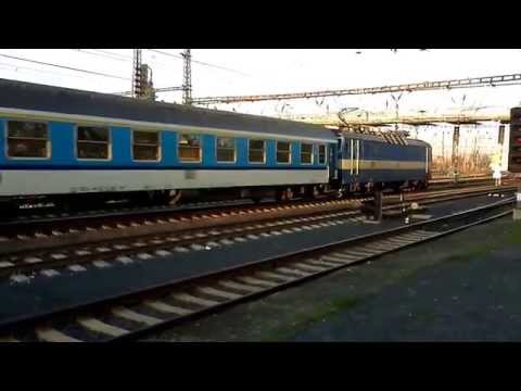 Anfahrt CZ E-Lok 362 127-7 in Chomutov mit Tonleiter Sound