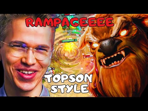 Topson Style Earthshaker RAMPAGEE Gameplay !