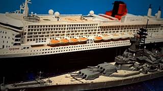 本編1/700　現用艦船倶楽部24　クルーズ船豪華客船　クイーンメリー2　ドイツレベル