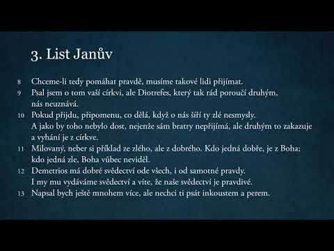 3. List Janův