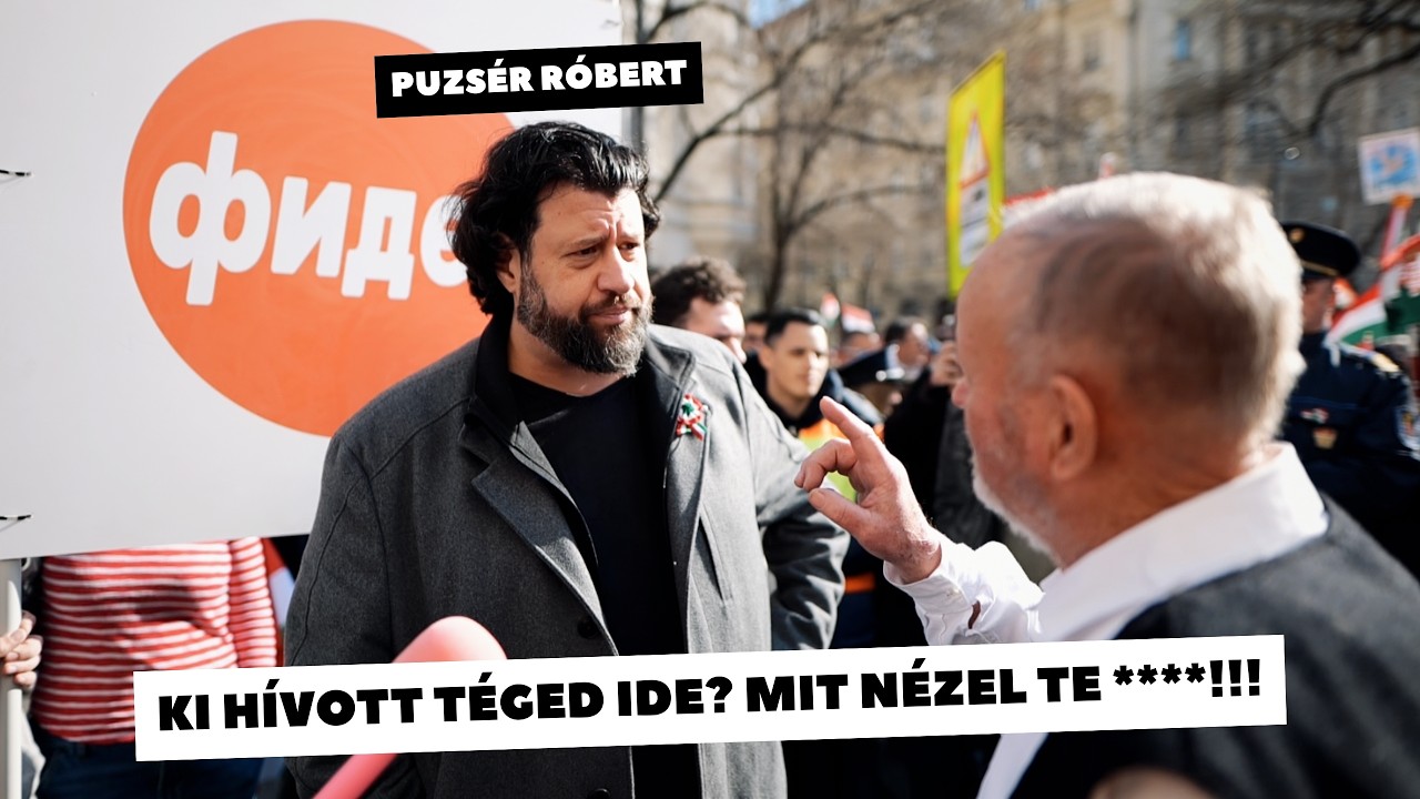 Puzsér Róbert a Békemeneten – a harcosok nem bírták idegekkel!