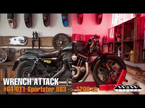 Harley Sportster S&S Conversion Kit 883 - 1200 cc "Bootlegger" Timelapse