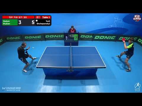 16:00 Vadym Hryban 3 - 1 Yurii Shchepanskyi West 3 WIN CUP 10.10.2022 | TABLE TENNIS WINCUP