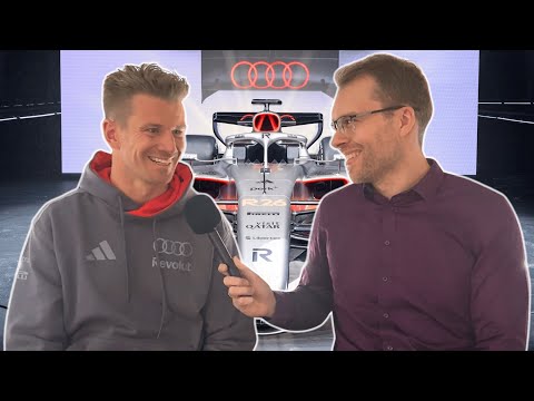 Backstage beim Audi-Launch: Was Hülkenberg mit dem R26 erreichen will