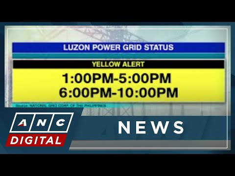 Luzon grid under yellow alert status until Tuesday evening ANC