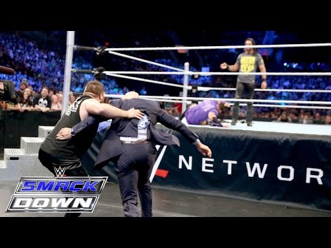 Seth Rollins & Kevin Owens take down Neville & Cesaro: SmackDown, Aug. 13, 2015