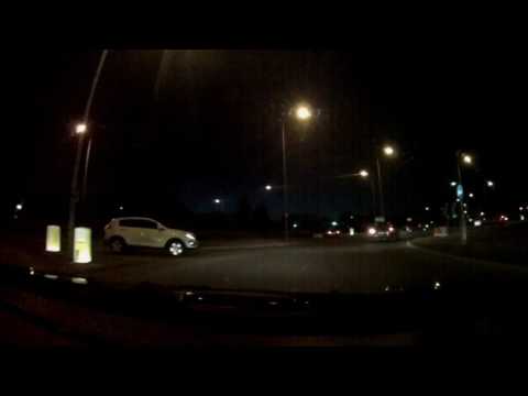 Cyclist Nearly Hit on Roundabout