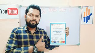 International #ISO Certification Received | Thank You all