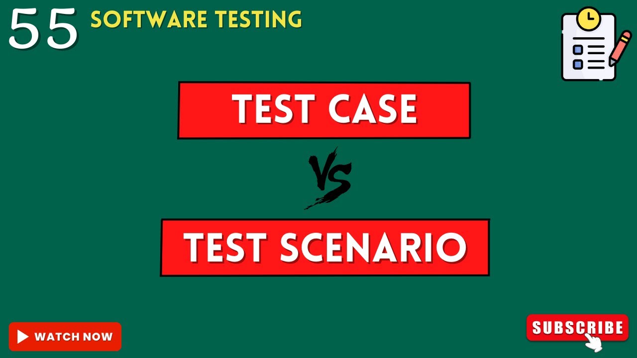 Manual Software Testing Training | Test Scenario vs Test Case | Test Case vs Test Scenario Example