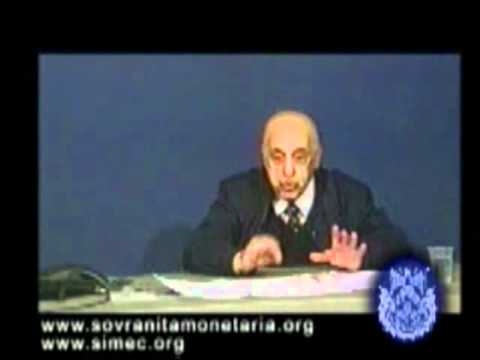 Giacinto Auriti - L'Euro è una moneta debito per debiti NON DOVUTI