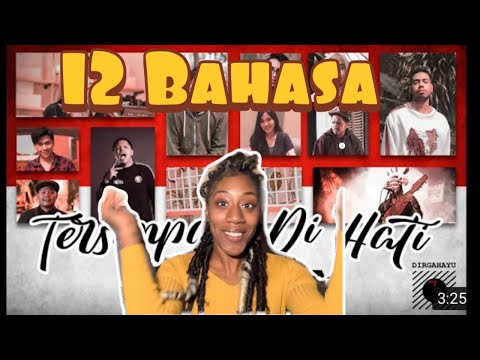 First time reacting to Tersimpan Di Hati - 12 Bahasa Reaction!