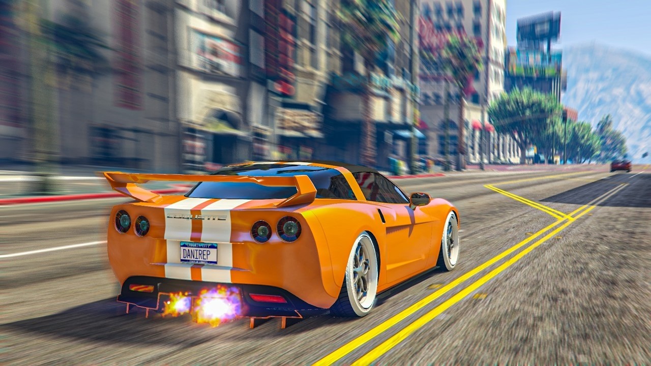 MI PRIMERA CARRERA CON EL COCHE MAS BONITA DE GTA 5 ONLINE