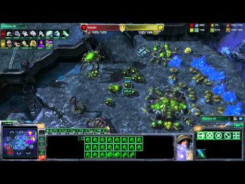 CSN SC2 - viOlet vs. binski - Map 2 - Rundown #2 with Rance and Gwin