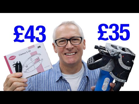 Lamello Clamex S-20 in a $45 Biscuit Jointer