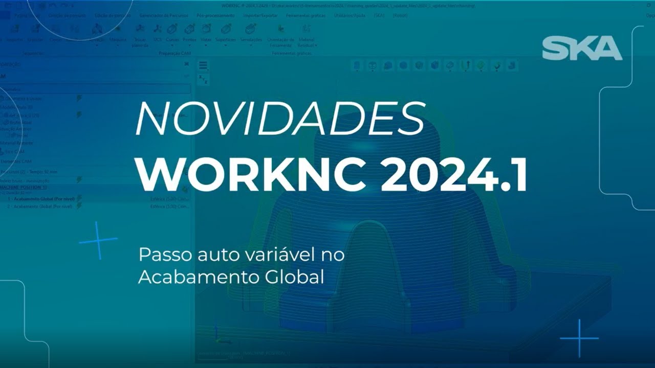 Novidades WORKNC #4 | Passo Auto Variável no Acabamento Global