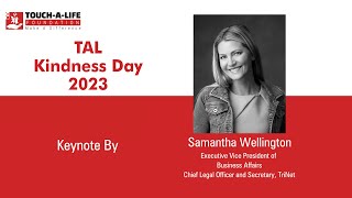 The Foundation of Corporate Giving | Keynote| Samantha Welligngton | TAL Kindness Day