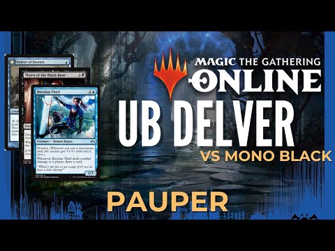 HOW TO BEAT MONO BLACK CONTROL WITH  UB DELVER | MTG PAUPER