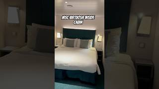 MSC Virtuosa Inside Cabin / So Much More Space Than I Expected #msccruises #mscvirtuosa