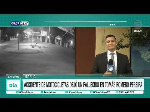 Accidente de motocicletas dejó un fallecido en Itapúa