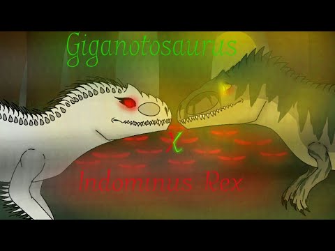 Giganotosaurus X İndominus Rex ( Love Story And Animation Dinosaur )