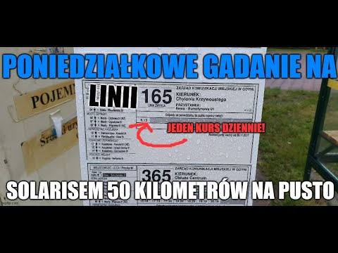 Gdyńskie 165 - dzień drugi - 50 kilometrów dolotu Solarisem Urbino U12 - z Gdańska na plażę do Rewy!