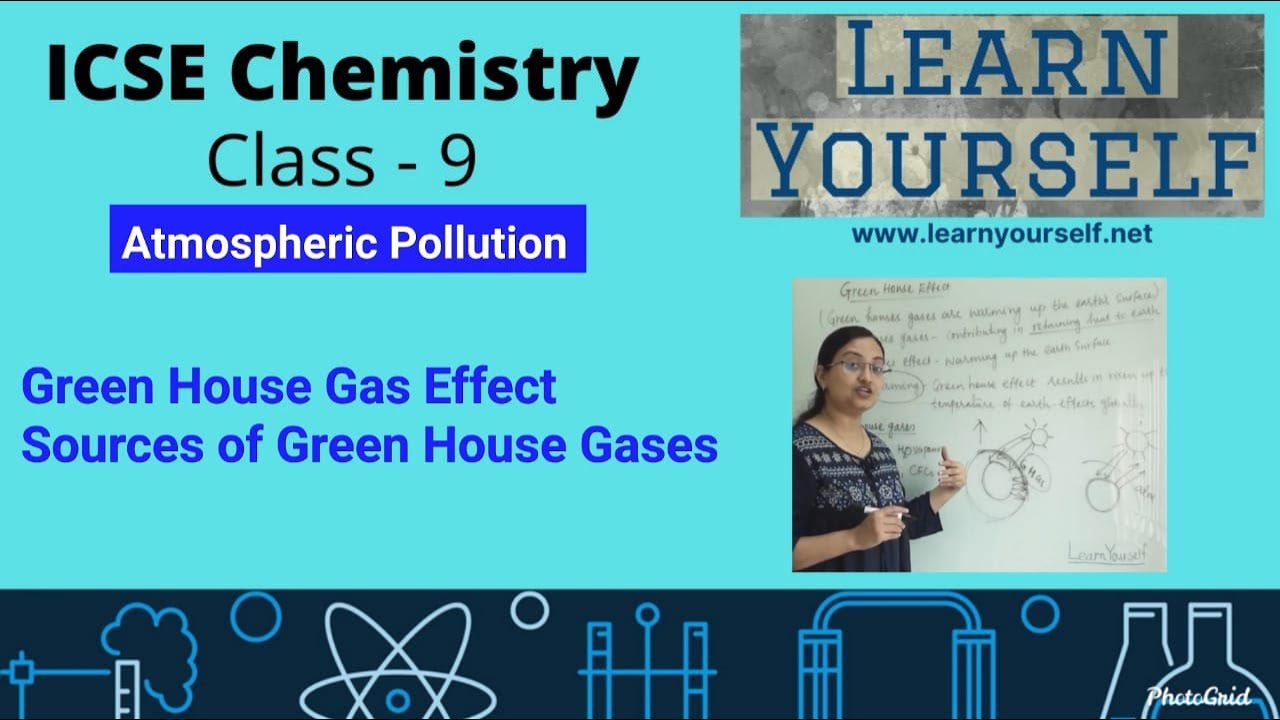 ICSE Std-9 Chemsitry- Green House Gas Effect & Sources of Green house Gases||Atmospheric Pollution