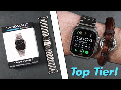 Sandmarc Grade 5 Titanium Band for Apple Watch Ultra 3 – Premium Look, Perfect Fit!