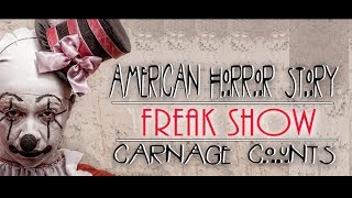 American Horror Story: Freak Show (2014) Carnage Count