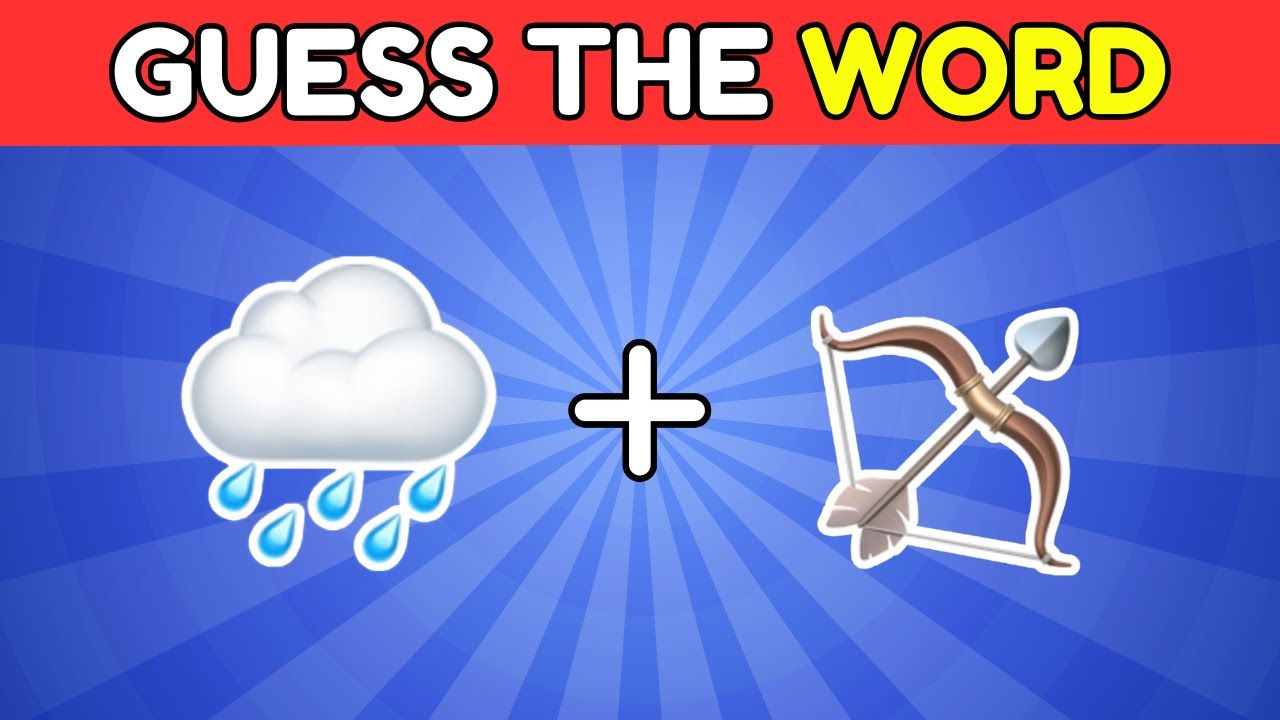 Guess the Word by Emoji Quiz | Can You Decode the Emojis? 🤔🔍