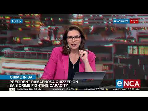 Reaction President Ramaphosa quizzed about crime fighting capacity