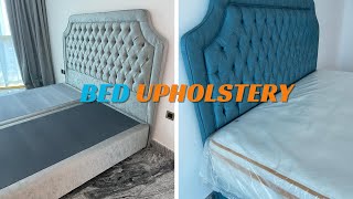 DIFC - Bed upholstery and Pinch pleat curtains